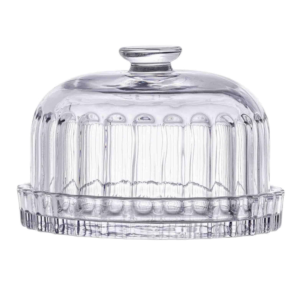 Glass Dessert Dish with Lid