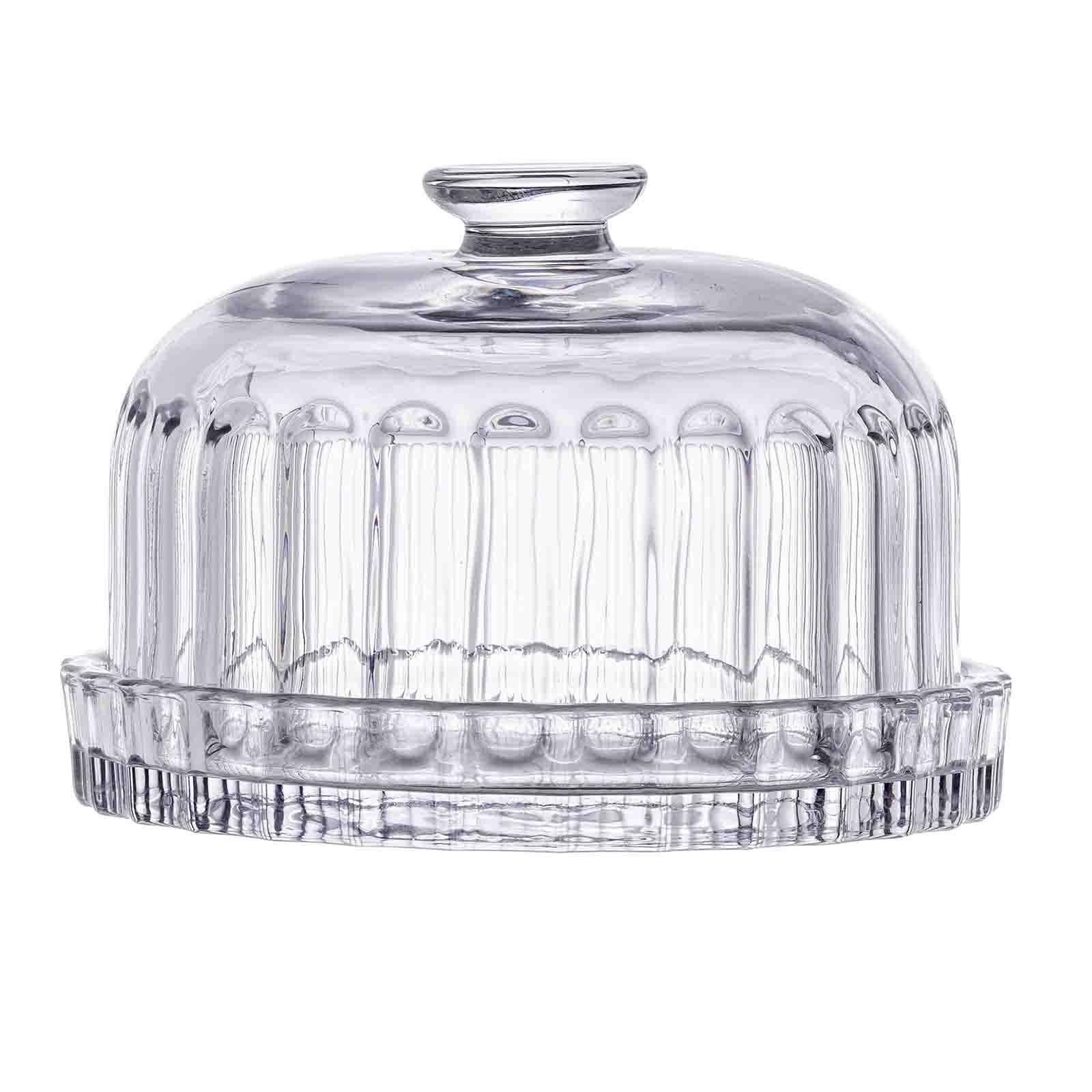 Glass Dessert Dish with Lid