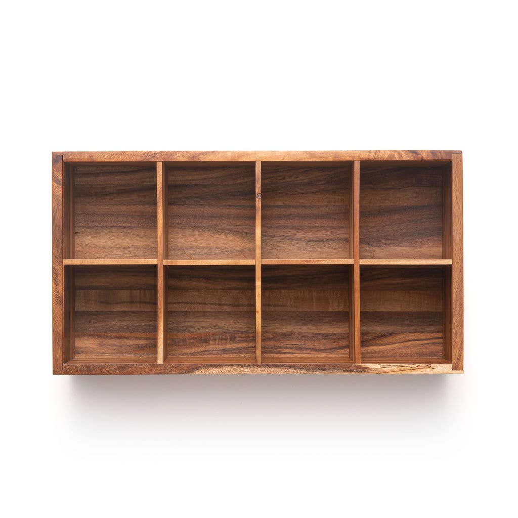 Acacia Wood Tea Box