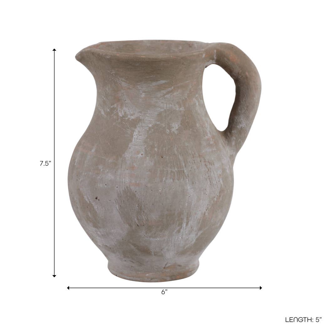 Terracotta Jug Vase