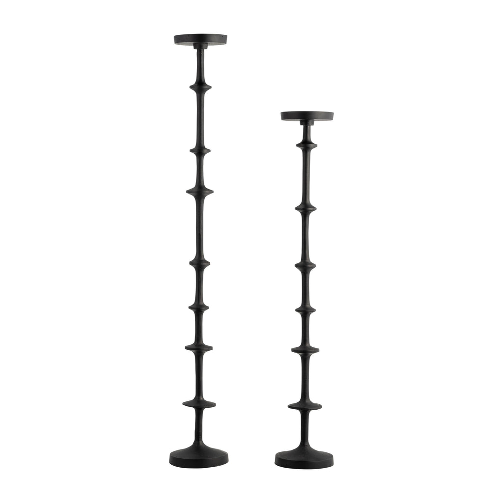 Floor Orb Pillar Candle Holder — 29 in