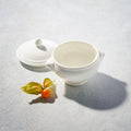 Round Lion Soup Bowl with Cover