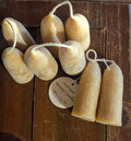 Beeswax British Style Stubby Candles, Pair