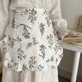 HALF-BODY FLORAL APRON