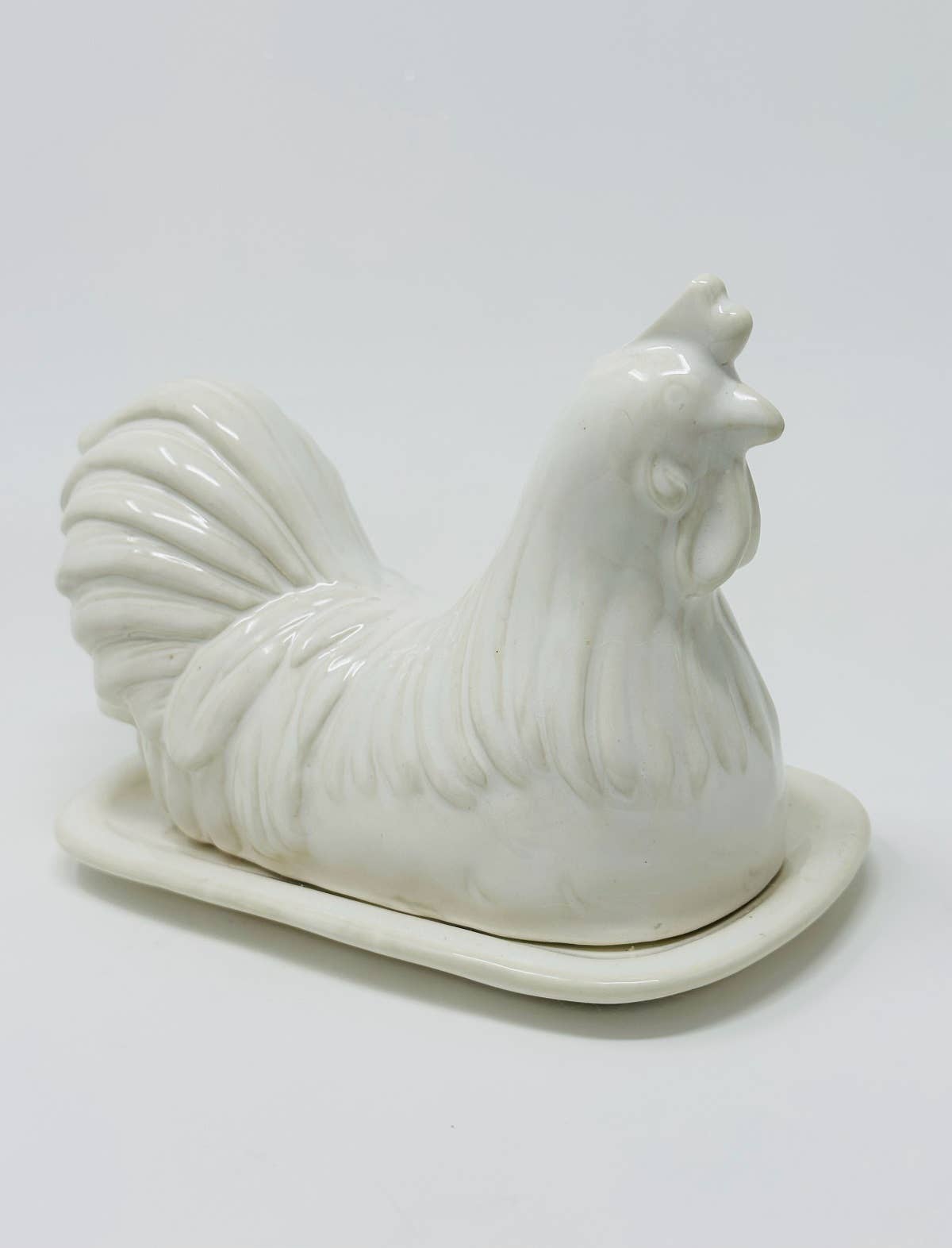 Rooster Butter Dish