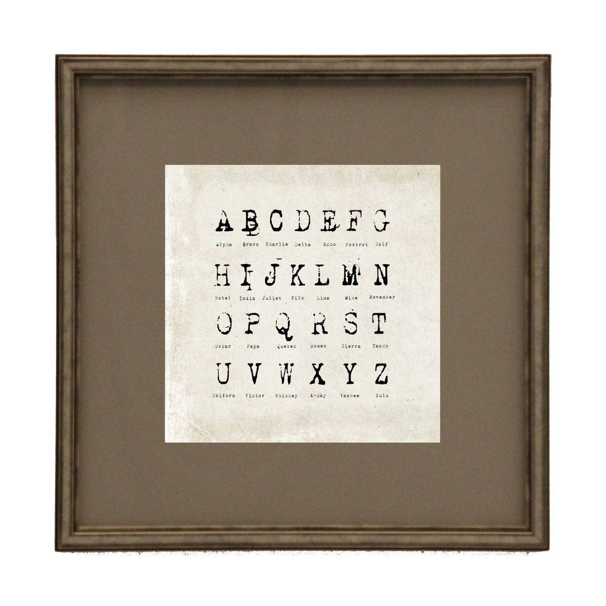 Matted Antique Font Abc Uppercase 1