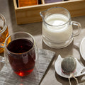 Embossed Glass Milk Pitcher — 8 oz