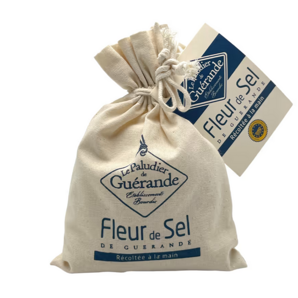 Le Paludier Guerande Fleur de Sel in Cloth Bag 8.8oz