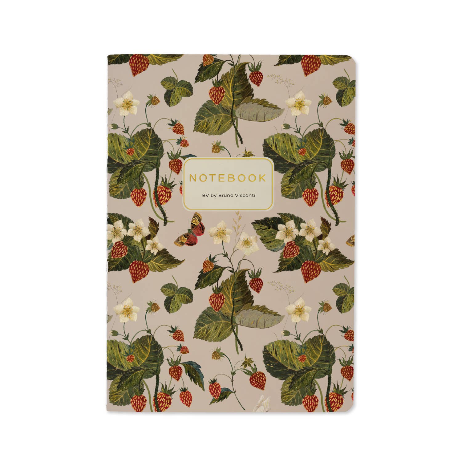 Strawberry Botanical Notebook