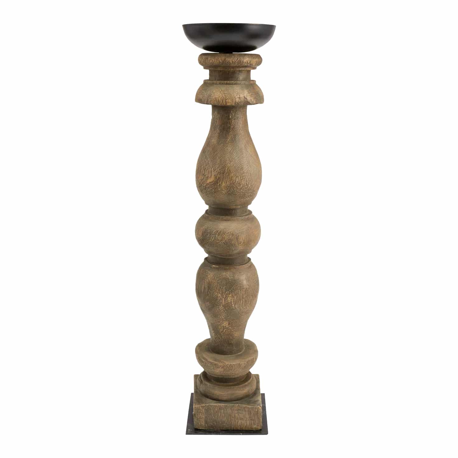 Pillar Candle Holder Natural