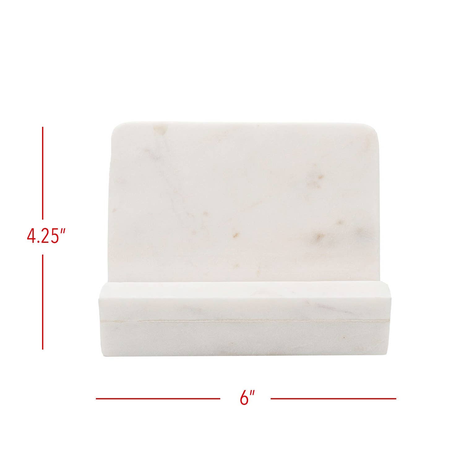 Kendal White Marble Cook Book Holder