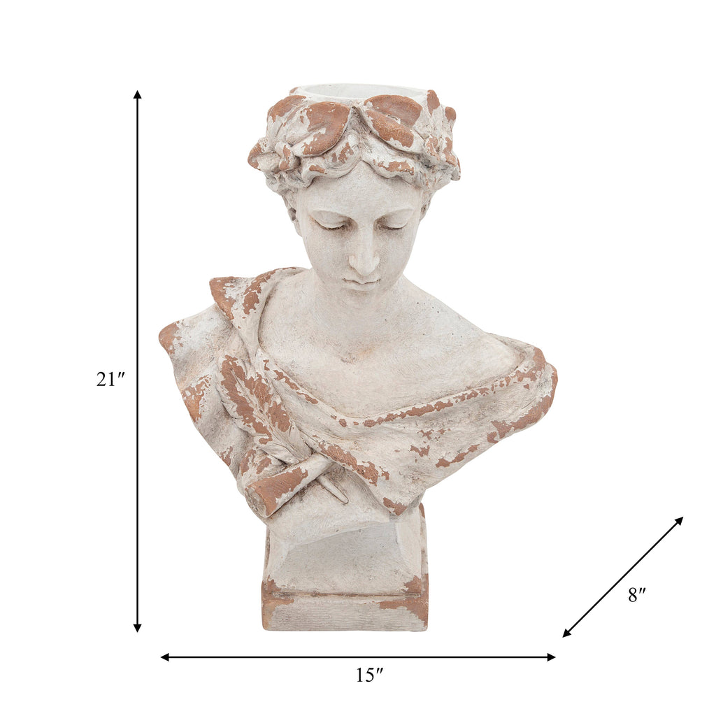 The Laurel Muse Bust