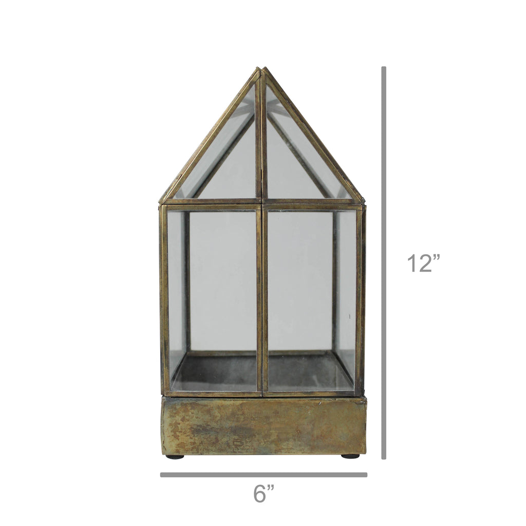 Glasshouse Leaded Terrarium | Small