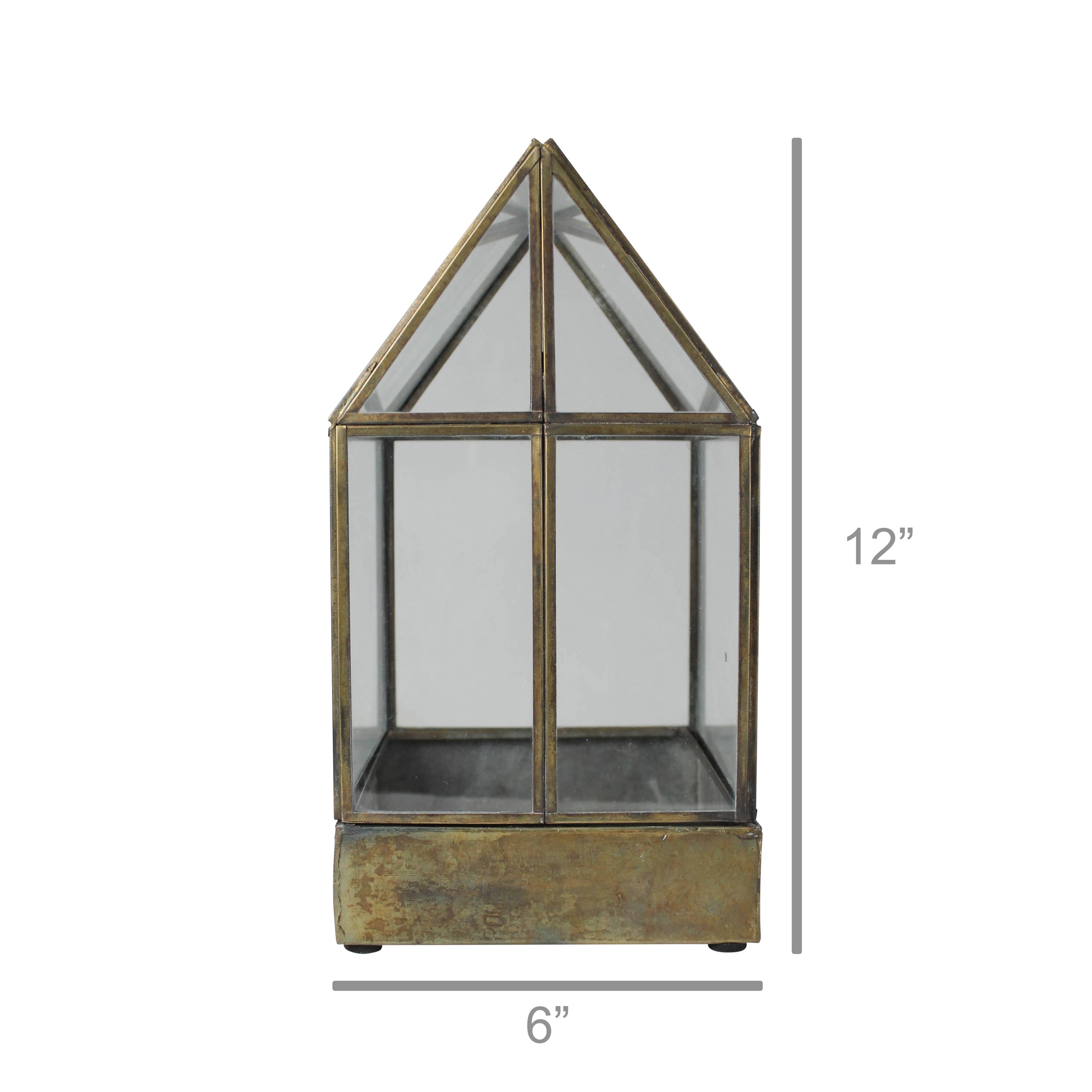 Pike Terrarium, Leaded Glass - Sm
