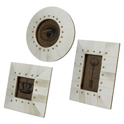 Bone & Brass Frame Collection