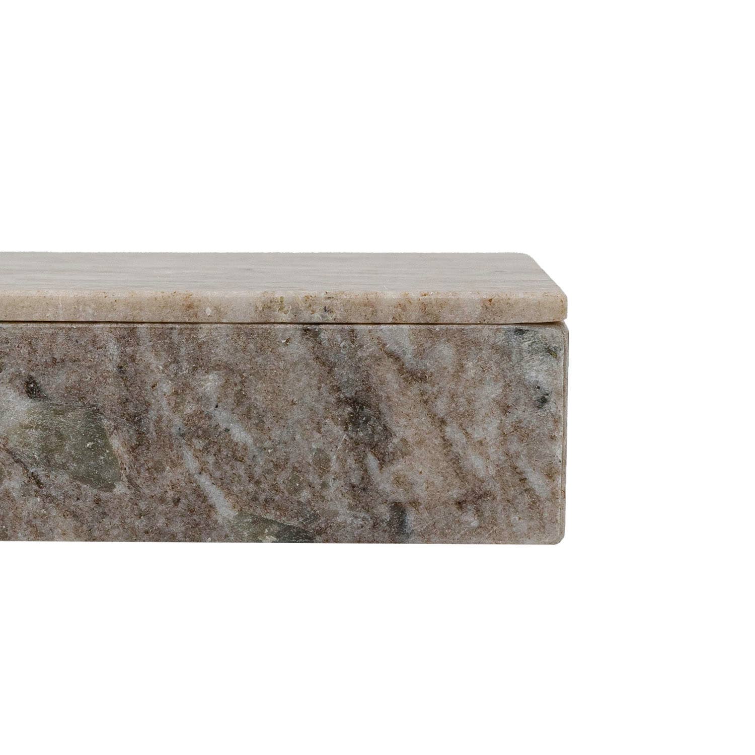 Beige Marble Box With Lid